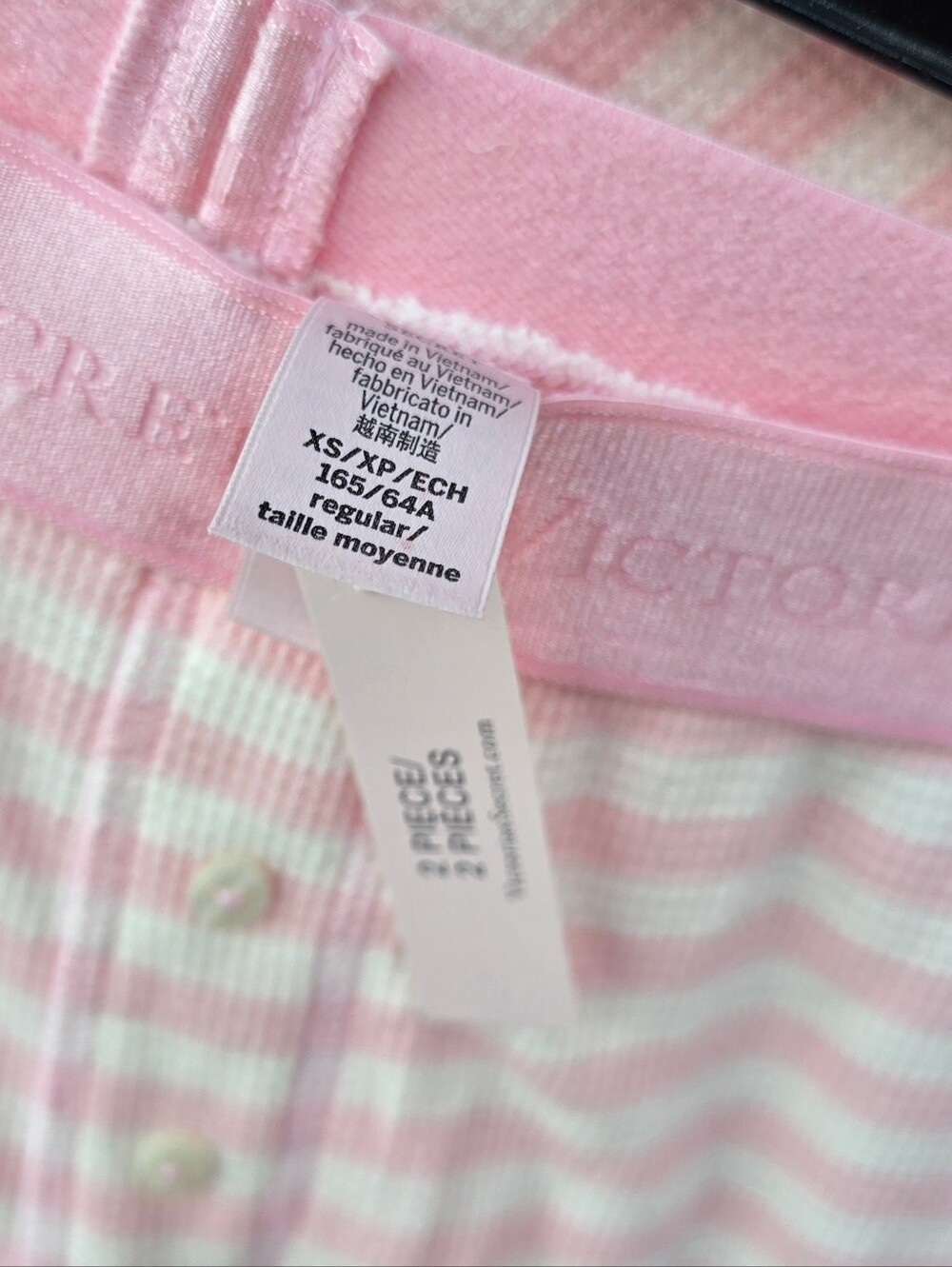 Victoria's SecretSoft Thermal Henley Long Pajama Set - Picture 4 of 5